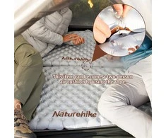 čiužinys NATUREHIKE tuye r 5.8 cnh22dz016 kvadratinis ilgas platus anglies pluošto sidabrinis