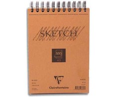 Clairefontaine Clairefontaine 96606C, Oranžinis, A5, 100 sheets, 90 g/m², Adult