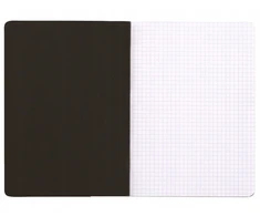 Clairefontaine Rhodia Kladdehæfte A5 linieret - sort omslag - 80gram 48 sider (Rhodia nr. 119189C)