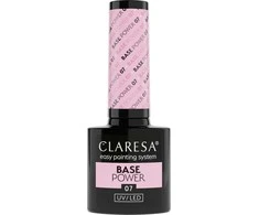 Activeshop Hibridinė gelinio lakavimo bazė Claresa Power Base, 07 rožinis, 5 g