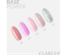 Activeshop Hibridinė gelinio lakavimo bazė Claresa Power Base, 06 rožinis, 5 g