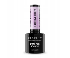 Claresa Spalvotas, išsisklaidantis UV/LED debesies hibridinis lakas „Soak Off Cloud Pastel“ 6, 5 g.