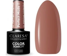 Activeshop Hibridinis nagų lakas Claresa Color Soak Off Perfect Nude Nr.8 ruda, 5 g