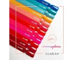 Activeshop Rožinė Ilgalaikis hibridinis nagų lakas Claresa, Rožinė 530, 5 g