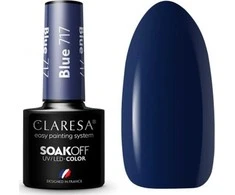Activeshop Mėlyna Ilgalaikis hibridinis nagų lakas Claresa, Mėlyna 717, 5g