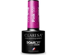 Activeshop Rožinė CLARESA hibridinis lakas Rožinis 551 -5g