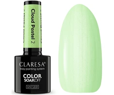 Claresa Spalvotas, išsisklaidantis UV/LED hibridinis lakas „Cloud Pastel“, 2,5 g
