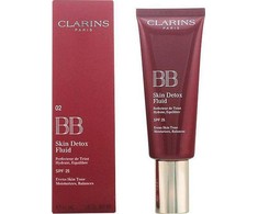 Clarins BB Skin Detox fluidas SPF25 BB Kremas moterims, 45 ml