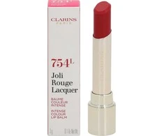 Clarins Joli Rouge Lacquer Kreminis Lipstick 754L Deep Raudona, 3 g