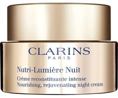 Clarins Nutri-Lumiére Night Skin Kreminis moterims, 50 ml