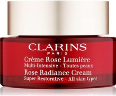 Clarins Rose Radiance Day Kreminis moterims, 50 ml