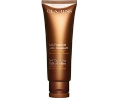 Clarins savaiminio įdegio pieniškas losjonas veidui ir kūnui savaiminio įdegio pienelis 125 ml