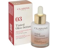 Clarins tonuotas makiažo pagrindas „Oleo Glow“ serumas 03, 30 ml