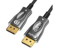 Claroc Aktyvusis DisplayPort 1.4 AOC kabelis, 8K / 4K@120Hz, 50 m (CLAROC-DP-14-50M)