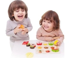 Dėlionė Classic World Vaisių Pjaustymo Rinkinys Montessori 20 vnt.