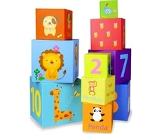 CLASSIC WORLD CW3567 Magic Box Blocks Puzzle Tower Box Edukacinis žaidimas