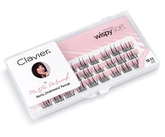 Clavier Wispy Soft by Marta „Zmalowana” Parciak kępki rzęs – natūralus efekt wispy i lekka objętość 10-13mm