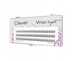 Clavier Vshape Light 10 mm blakstienų kuokšteliai