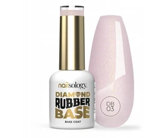 Clavier Nailsology deimantinis guminis pagrindas hibridinei bazei DB03 Rosy Girl 8ml