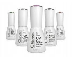 Clavier „Nailsology Diamond Top“ blizgus viršutinis sluoksnis hibridiniam manikiūrui, 8 ml