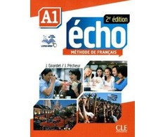KNYGA J. Girardet Echo - Niveau A1 - Livre de l'eleve + DVD