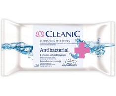Drėgnos servetėlės CLEANIC Antiseptic, 15 vnt.