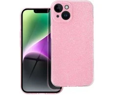 Dėklas Oem CLEAR CASE 2 mm BLINK skirtas Xiaomi Redmi 14C rožinės spalvos