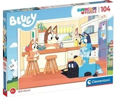 Clementoni Dėlionė 104 vnt. - Bluey