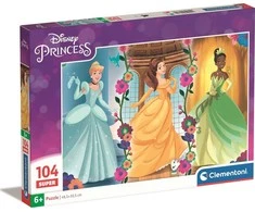 Clementoni Dėlionė 104 vnt. - Princesės