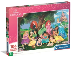 Clementoni Dėlionė 104 vnt. - Princesės