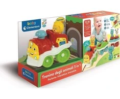 Interaktyvus traukinys su gyvūnais Clementoni Baby
