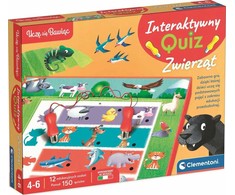 Clementoni Toys CLE Mokausi žaisdamas! Interakt.viktorina Gyvūnai 50942
