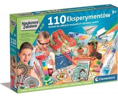 Naukowa Mokslo pramogos 110 eksperimentų lenkų kalba Clementoni 50720