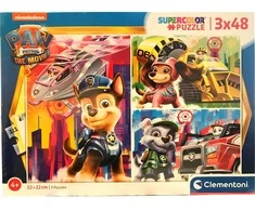 Clementoni Dėlionė 3x48 vnt. - Šunyčiai patruliai (PAW Patrol)