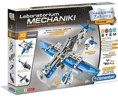 Konstruktoriaus rinkinys - Mechanics Laboratory - Lėktuvai ir sraigtasparniai - Clementoni 60590