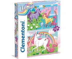 Clementoni Dėlionė 2x20 vnt. - Vienaragiai