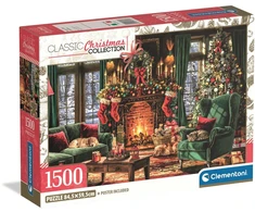 Dėlionė Clementoni CLE puzzle 1500 XMas Coll.HaveACozy Christm.31757