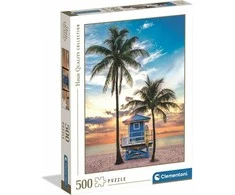 Clementoni Dėlionė 500 vnt. - Majamio paplūdimys, Florida
