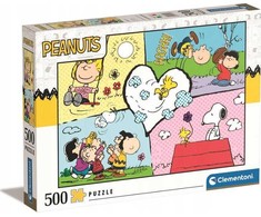 Clementoni Dėlionė 500 vnt. - Riešutėliai "Peanuts"