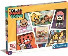 Clementoni Dėlionė 180 vnt. - Emoji Town