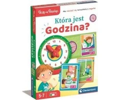 Dėlionė Edukacinis žaidima Kiek dabar valandų? lenkų kalba Clementoni 50771