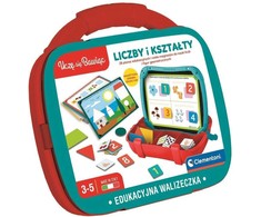 Clementoni Žaislai CLE walizeczka edukacyjna kształty i liczby 50392