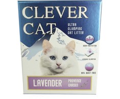 Kraikas dla kota Clever Cat żwirek dla kota levanda 10 L