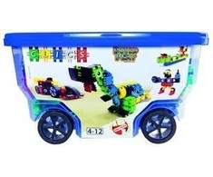 Clics toys Konstruktorius - CLICS CB411 Rollerbox 15in1 377 Multicolour dalių