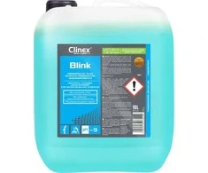 Clinex Universalus skystis paviršiams valyti be dryžių, blizgesio, citrinų kvapo CLINEX Blink 10L Universalus skystis paviršiams valyti be dryžių, blizgesio, citrinos kvapo CLINEX Blink 10L