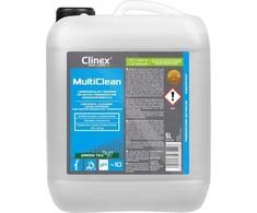 Clinex Universalus valymo priemonė Multi Clean, skirta plauti vandeniui atsparius paviršius, Žalias Tea, 5l