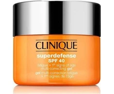Clinique Superdefense Broad Spectrum SPF 40 Fatigue + First Signs Of Age Multi-correcting Gel jauninamasis veido kremas-gelis, 30 ml