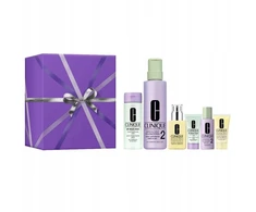 Clinique CLINIQUE_Set Great Skin Everywhere For Dry Combination Skin All About Clean veido prausiklis gelis 200 ml + Gaivinantis Lotion 2 švelnus šveičiamasis tonikas 487 ml + Dramatically Different Moisturizing Lotion+ drėkinamoji emulsija 125 ml + veido prausiklis gelis 30 ml