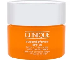 Clinique Superdefense SPF 25 Multi Correcting Kreminis jauninamasis veido kremas riebiai ir mišriai odai, 30 ml