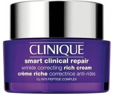 Clinique Smart Clinical Repair™ Wrinkle Correcting Rich Kreminis intensyviai veikiantis veido kremas nuo raukšlių, 50 ml
